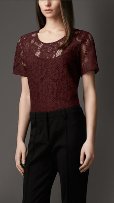 Burberry English Floral Lace Top