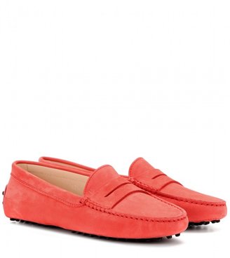 Tod's Gommini brushed-suede loafers