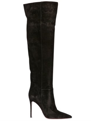 Gianvito Rossi 100mm Suede Knee High Boots
