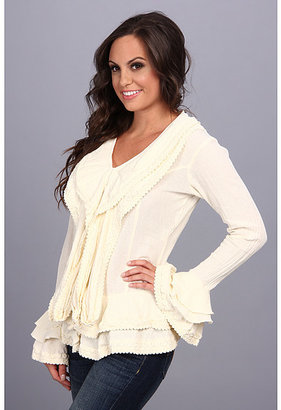 Scully Cantina Vallie Ruffle Blouse
