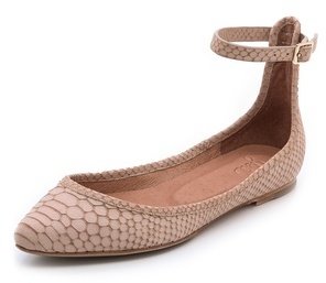 Joie Temple Ballet Flats with Ankle Straps