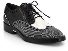 Alexander Wang Nathan Perforated Leather Oxfords