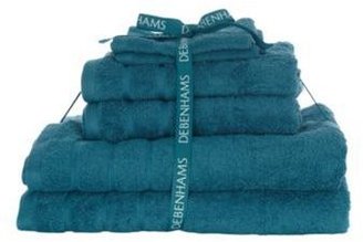 Debenhams Dark turquoise super soft towel bale
