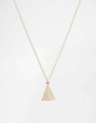 ASOS Pyramid Charm Necklace