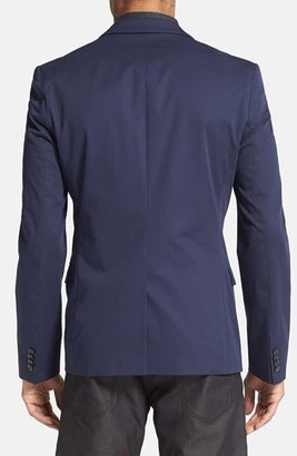 HUGO 'Ambrus' Trim Fit Navy Stretch Cotton Sport Coat (Online Only)