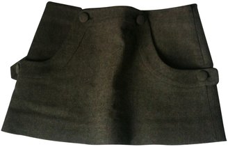 Marni Brown Wool Skirt