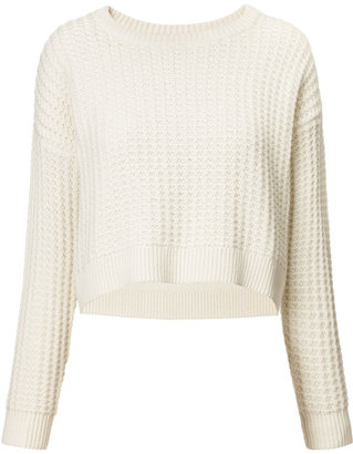 Whistles Willa Cropped Stitch Knit