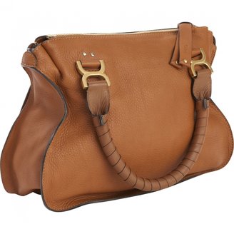 Chloé Brown Leather Handbag Marcie