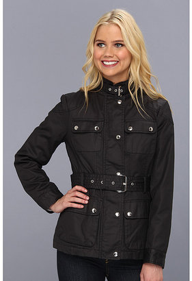 MICHAEL Michael Kors Snap Front Belted Jacket M420891A