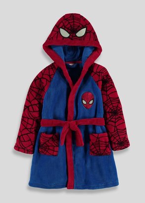 Spiderman Shop Boys Dressing Gown with Hood (2-9yrs)