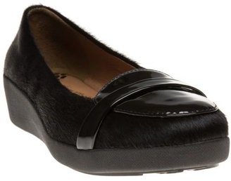 FitFlop New Womens Black F-Pop Loafer Leather Shoes Loafers And Slip Ons On