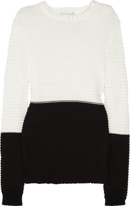 Jonathan Saunders Knitted cotton sweater