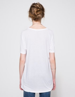 Alexander Wang Classic Tee With Pocket In White
