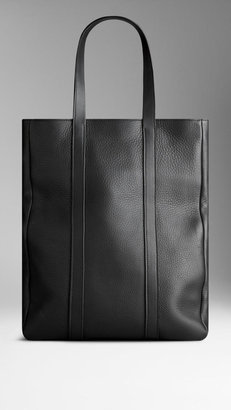 Burberry Grainy Leather Tote Bag