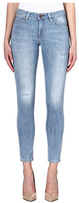 Lee Scarlett distressed skinny mid-rise jeans