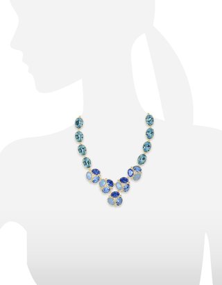 Forzieri Blue Crystal Necklace