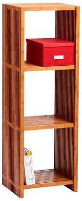 Container Store Classic Lines 4-Tier Tower Bamboo