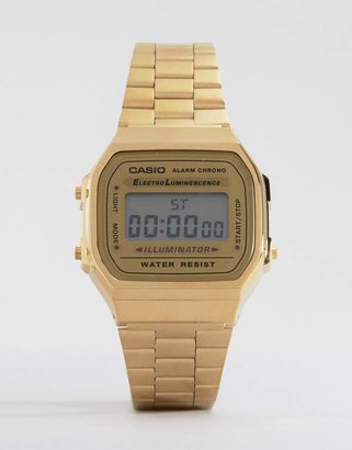 Casio A168WG-9EF Gold Plated Digital Watch