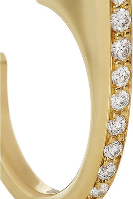 Ileana Makri Double Slice 18-karat gold diamond ring