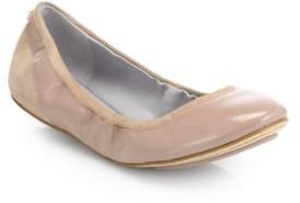 Cole Haan Avery Suede & Patent Leather Ballet Flats