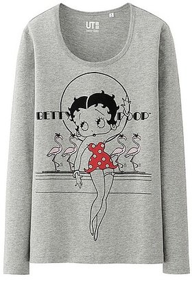 Betty Boop WOMEN Long Sleeve T-Shirt