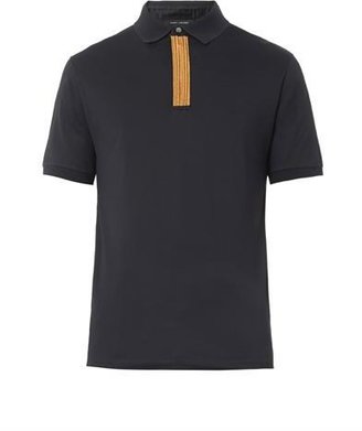 Marc Jacobs Cord bullion-trim polo shirt