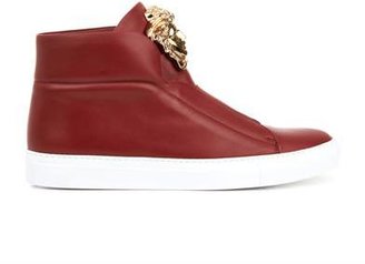 Versace Idol leather high-top trainers