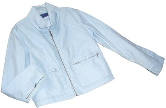 Moncler Blue Cotton Jacket