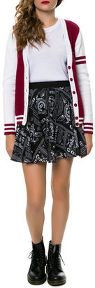 Crooks & Castles Crooks and Castles The Black Order Skirt in Black and White