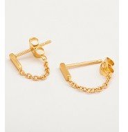 Gorjana Mave Chain Loop Earrings