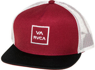 RVCA The VA All The Way Trucker II Hat in Red