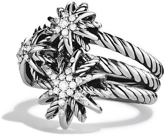 David Yurman Starburst Cluster Ring with Diamonds