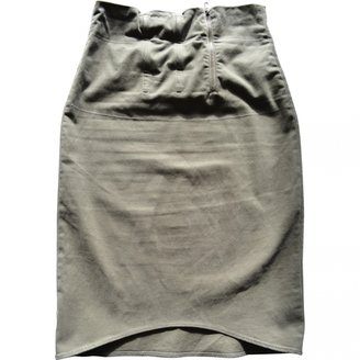 Acne Studios Khaki Cotton Skirt