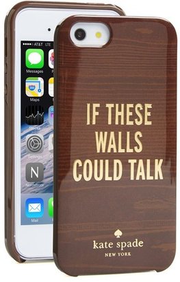 Kate Spade 'if these walls could talk' iPhone 5 & 5s case