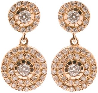 Ileana Makri double 'Solitaire’ diamond earrings