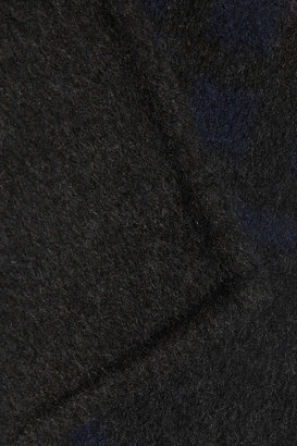Vionnet Printed wool-blend blanket coat