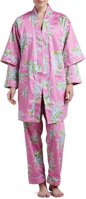 BedHead Lily of the Valley Sateen Kimono Robe