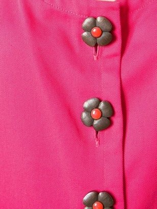 Yves Saint Laurent Pre-Owned Flower Button Tops