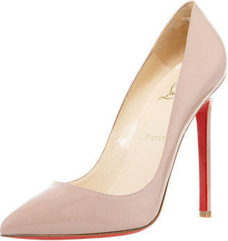 Christian Louboutin Pigalle Patent Pump, Nude