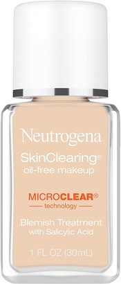Neutrogena SkinClearing Oil-Free Acne and Blemish Fighting Liquid Foundation with .5% Salicylic Acid Acne Medicine Shine Controlling Makeup for Acne Prone Skin