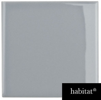 Habitat Gloss Tiles - Storm Grey - 100 x 100mm - 100 Pack