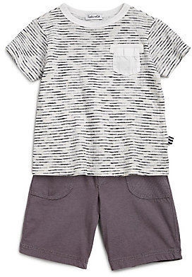 Splendid Toddler's & Little Boy's Striped Tee & Shorts Set