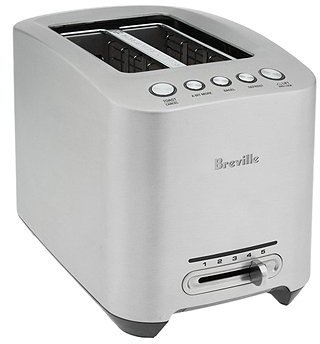 Breville BTA820XL Die-Cast 2-Slice Smart Toastertm (Stainless Steel) Individual Pieces Cookware