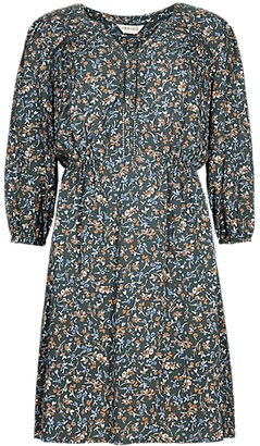 Marks and Spencer Indigo Collection Empire Line Ditsy Floral Dress