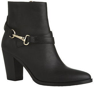 Burberry Shoes & Accessories Bedford Metal Buckle Ankle Boots