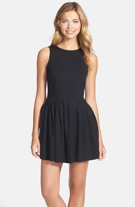 Cynthia Steffe CeCe by Bow Detail Ponte Fit & Flare Dress