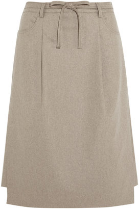 Acne Studios Glide wool-blend felt skirt