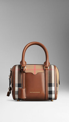 Burberry The Small Alchester in House Check and Leather