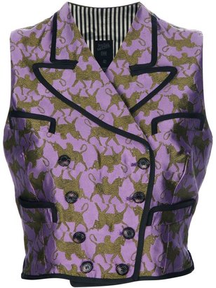 Jean Paul Gaultier Vintage double breasted silk vest