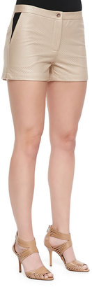 Waverly Grey Kim Contrast Jersey Shorts, Sand/Black